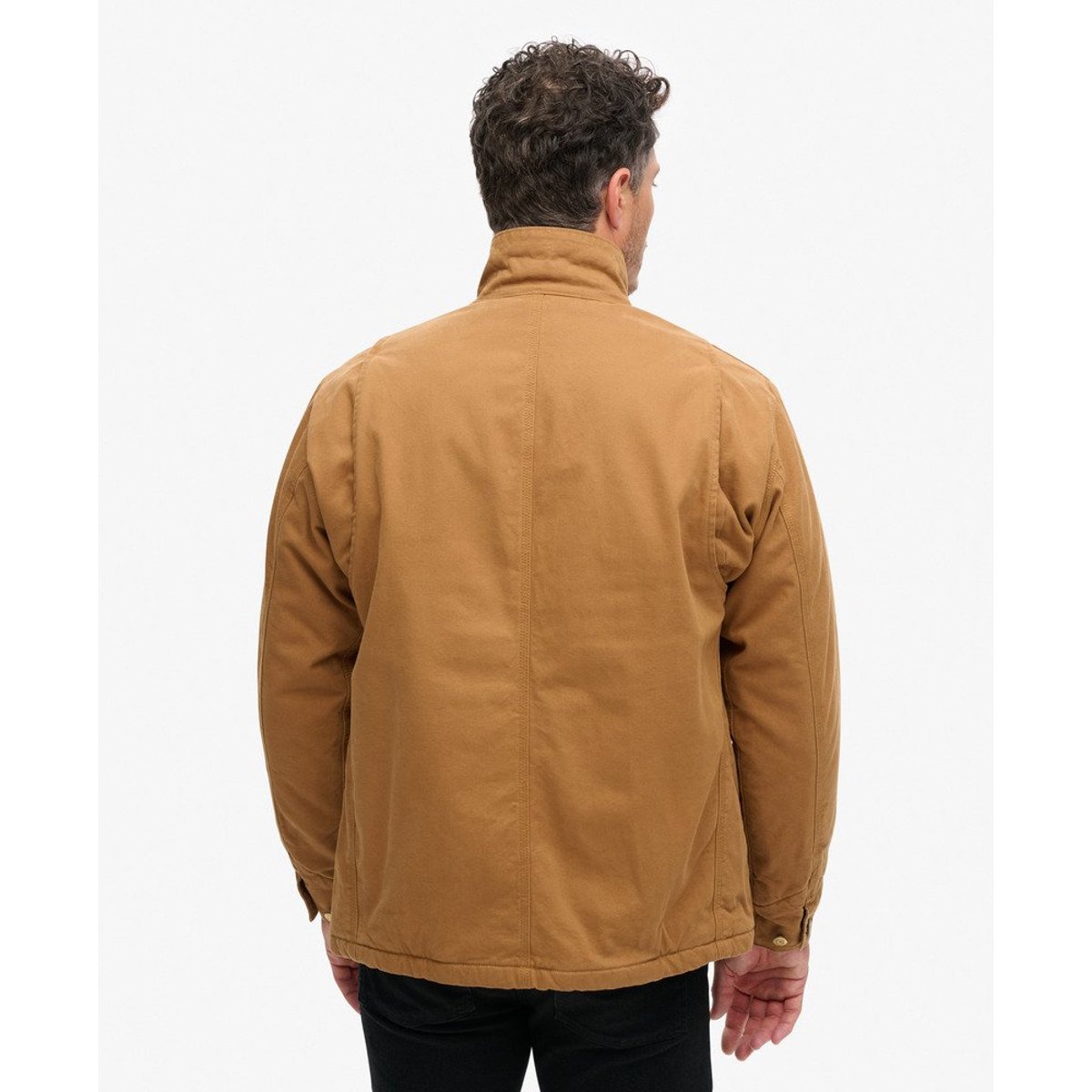Veste Chore Surplus quatre poches marron denim co tobacco, SUPERDRY