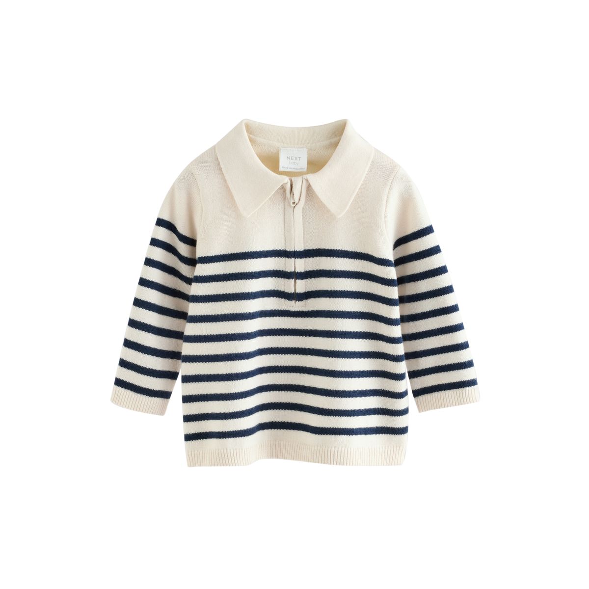 Ensemble bébé avec haut en maille et pantalon rayures bleu/crème, NEXT