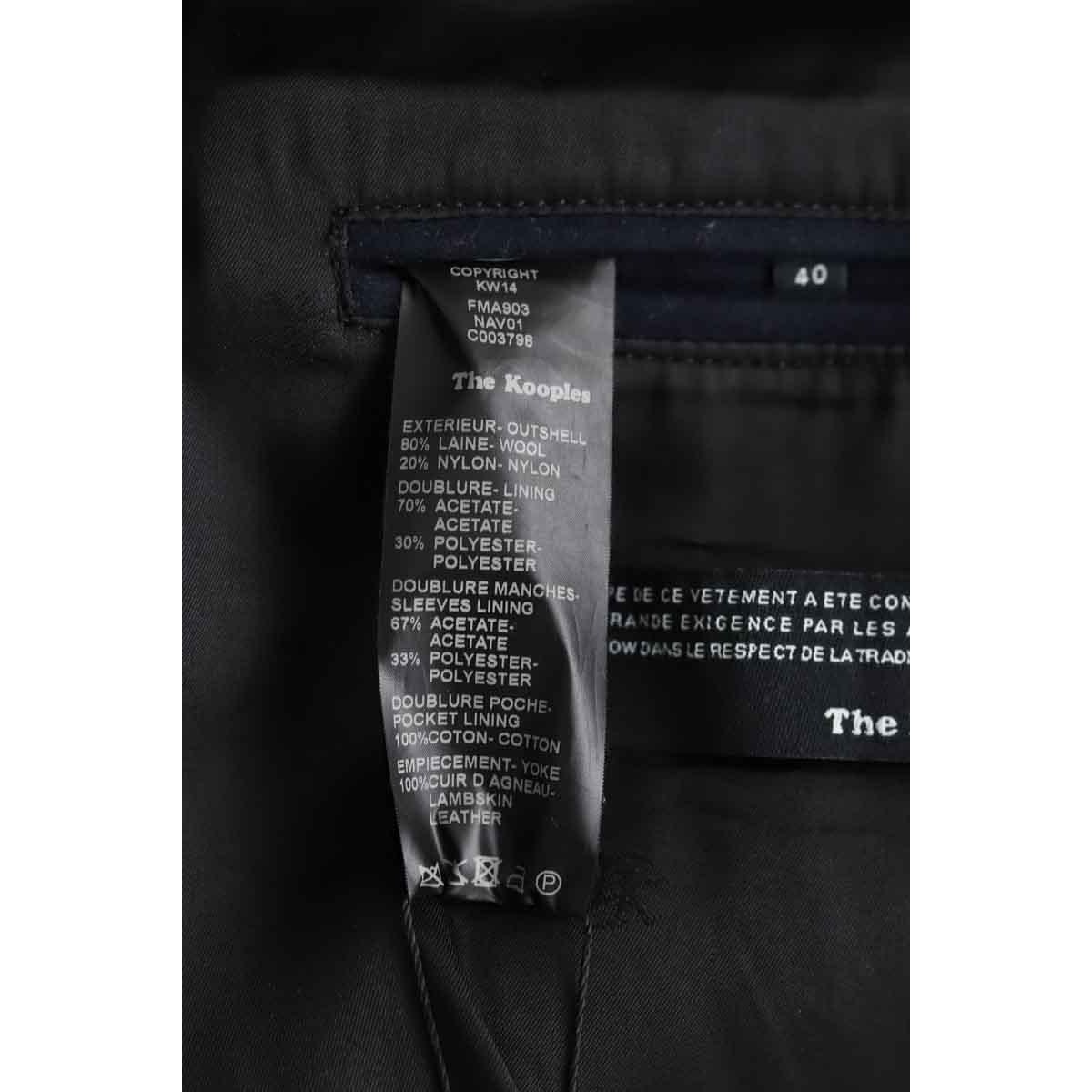 Manteau - Très Bon État bleu, THE KOOPLES
