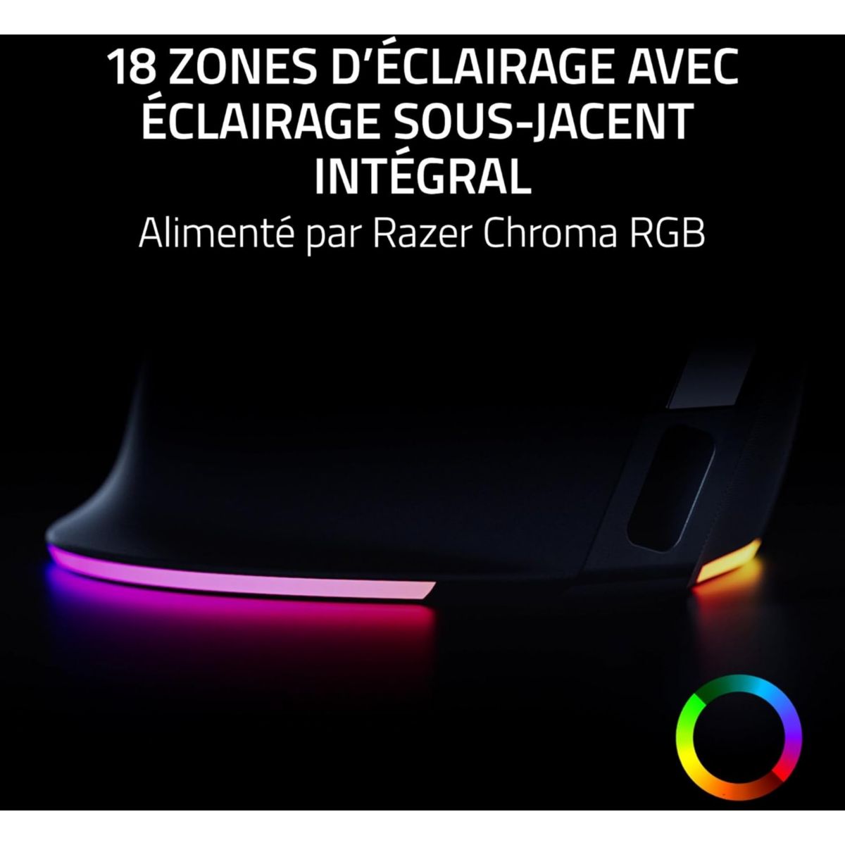 Souris Gamer Sans Fil PRO CLICK V2 VERTICAL NOIR couleur unique, RAZER