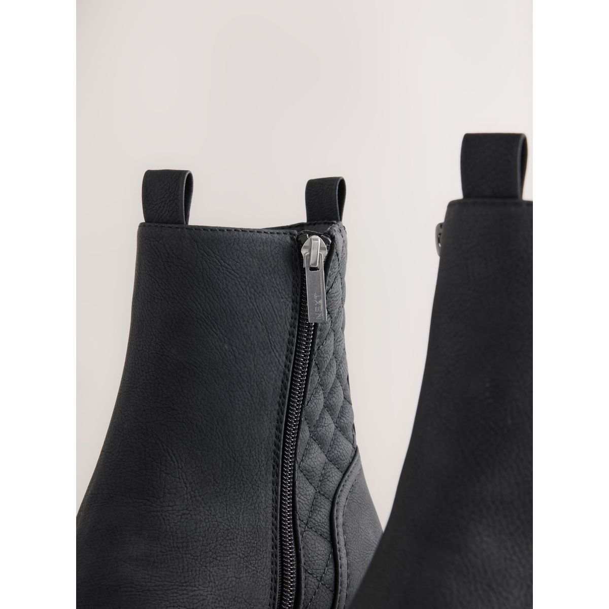 Bottines chelsea zippées décontractées noires noir, NEXT