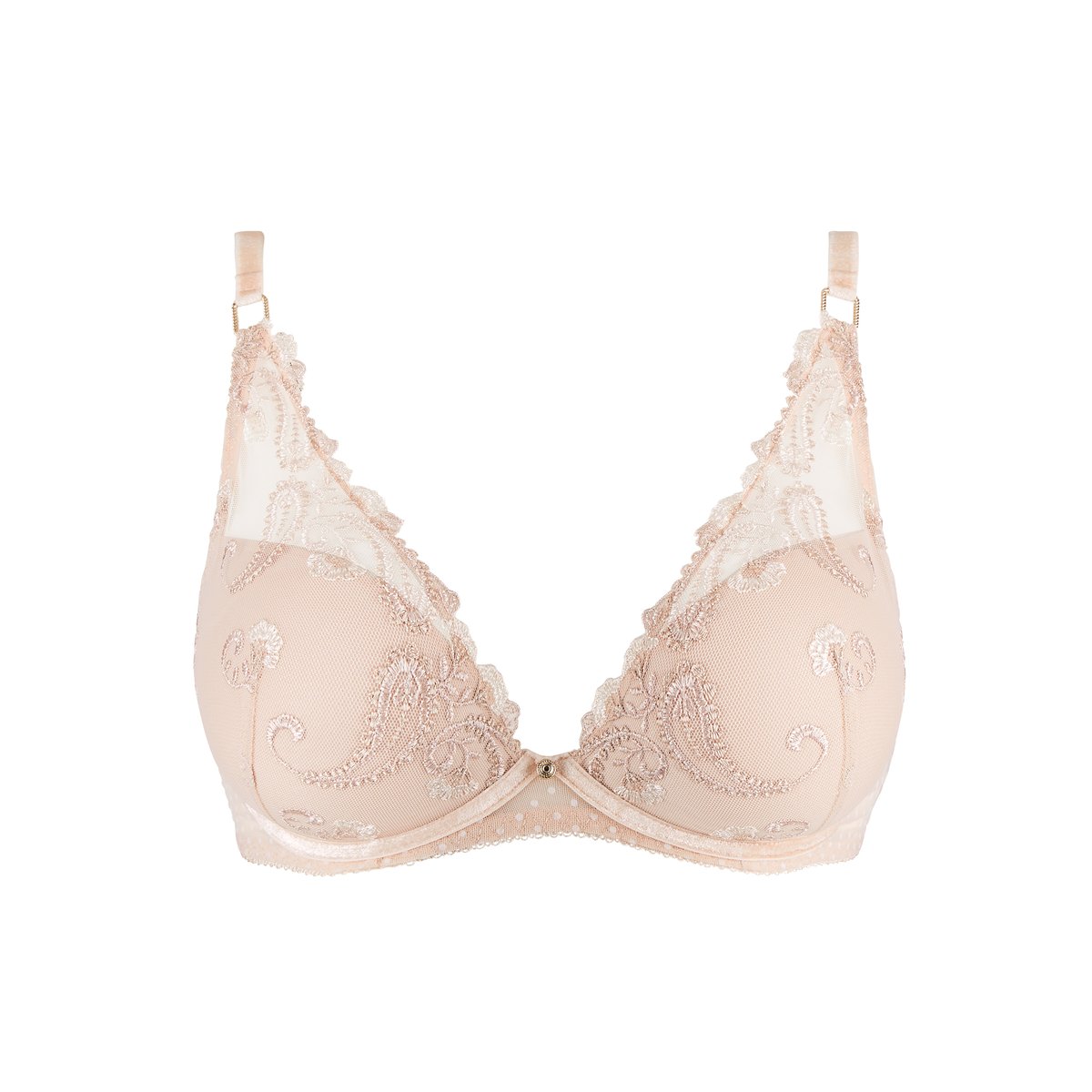 Plunge foulard Velvet Memories beige, AUBADE