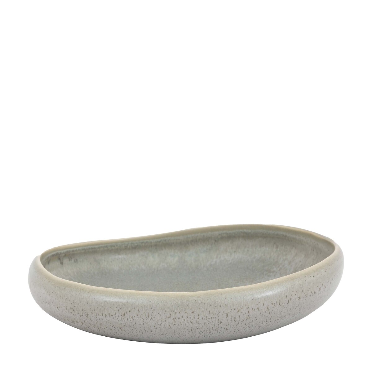 Set of 4 Pebble Glaze Pasta Bowls dove grey, ÉDITÉ
