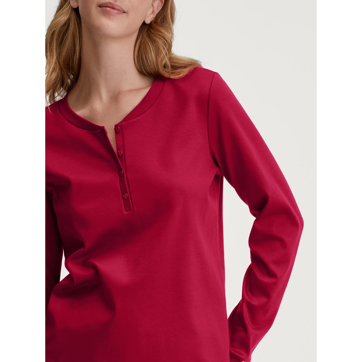 T-shirt à manches longues manches longues Coton FAVOURITES rio rouge, CALIDA