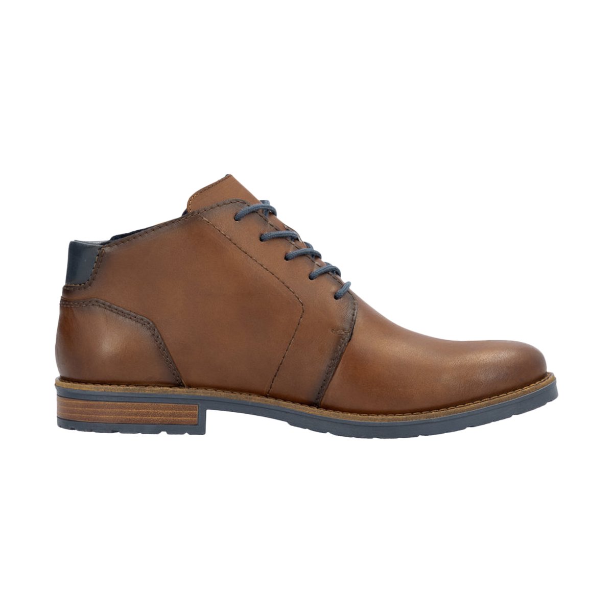 Derby Montante Cuir Bogota marron, RIEKER
