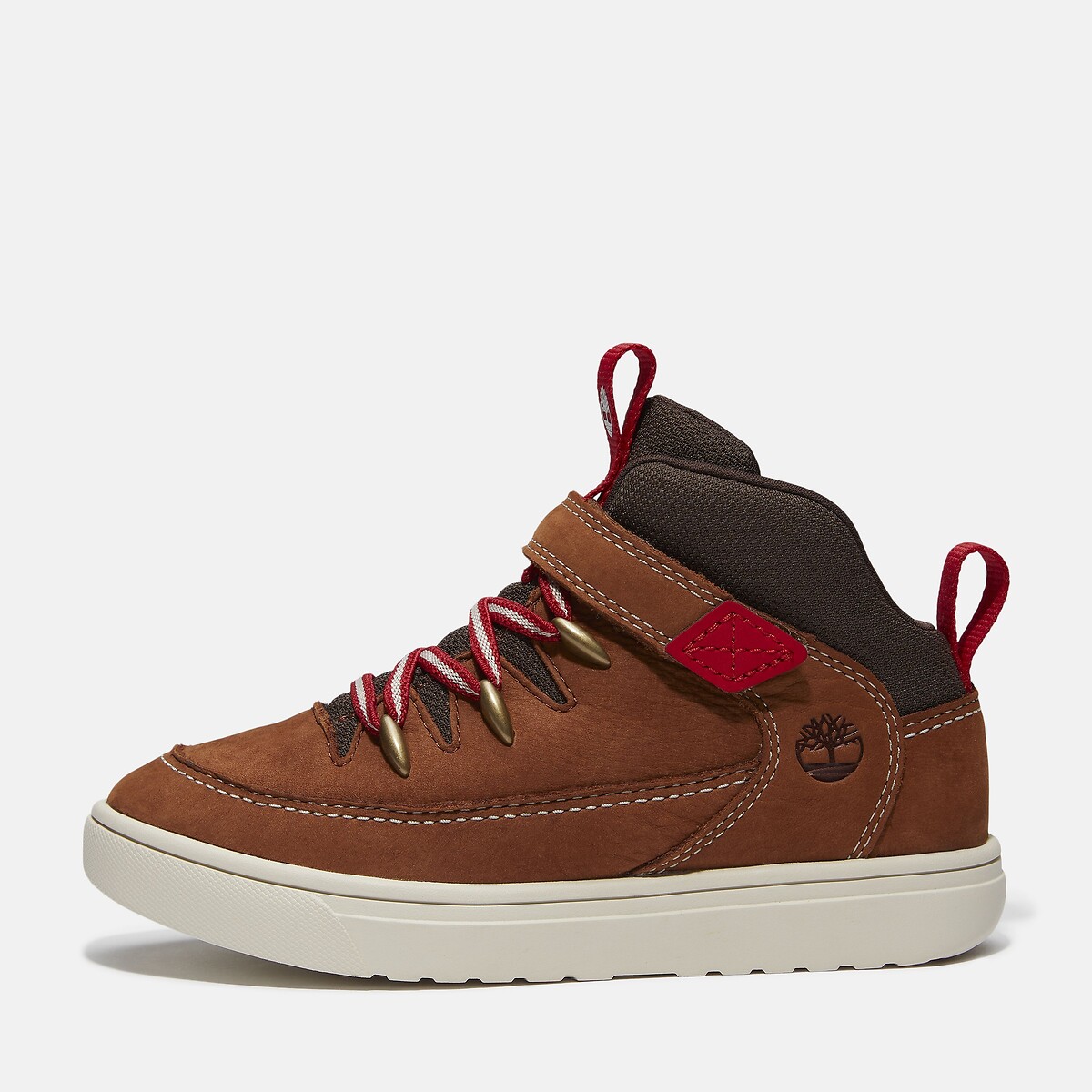 Baskets à lacets élastiqués, LISBON STREET MID LACE marron, TIMBERLAND