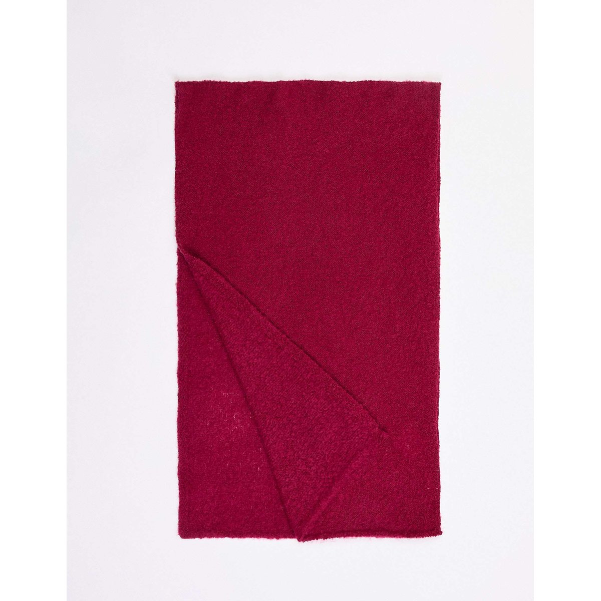 Grande écharpe recyclée ZAFIRE rouge rubis, LA FIANCÉE