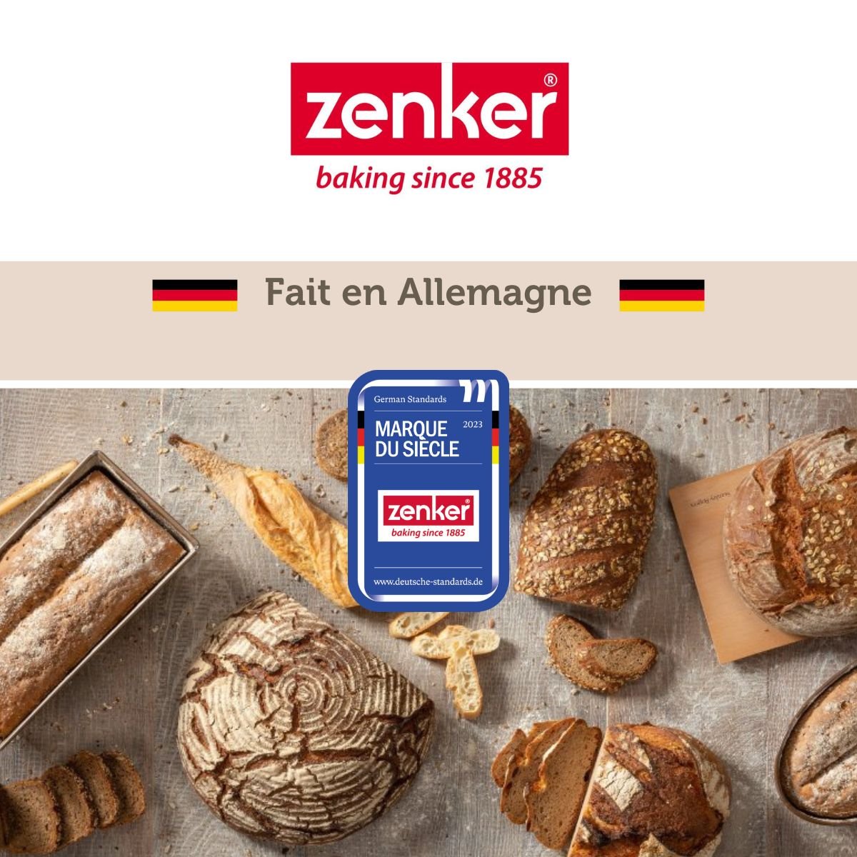 Set de 5 ustensiles de pâtisserie moule à gâteaux MOJAVE GOLD or, ZENKER