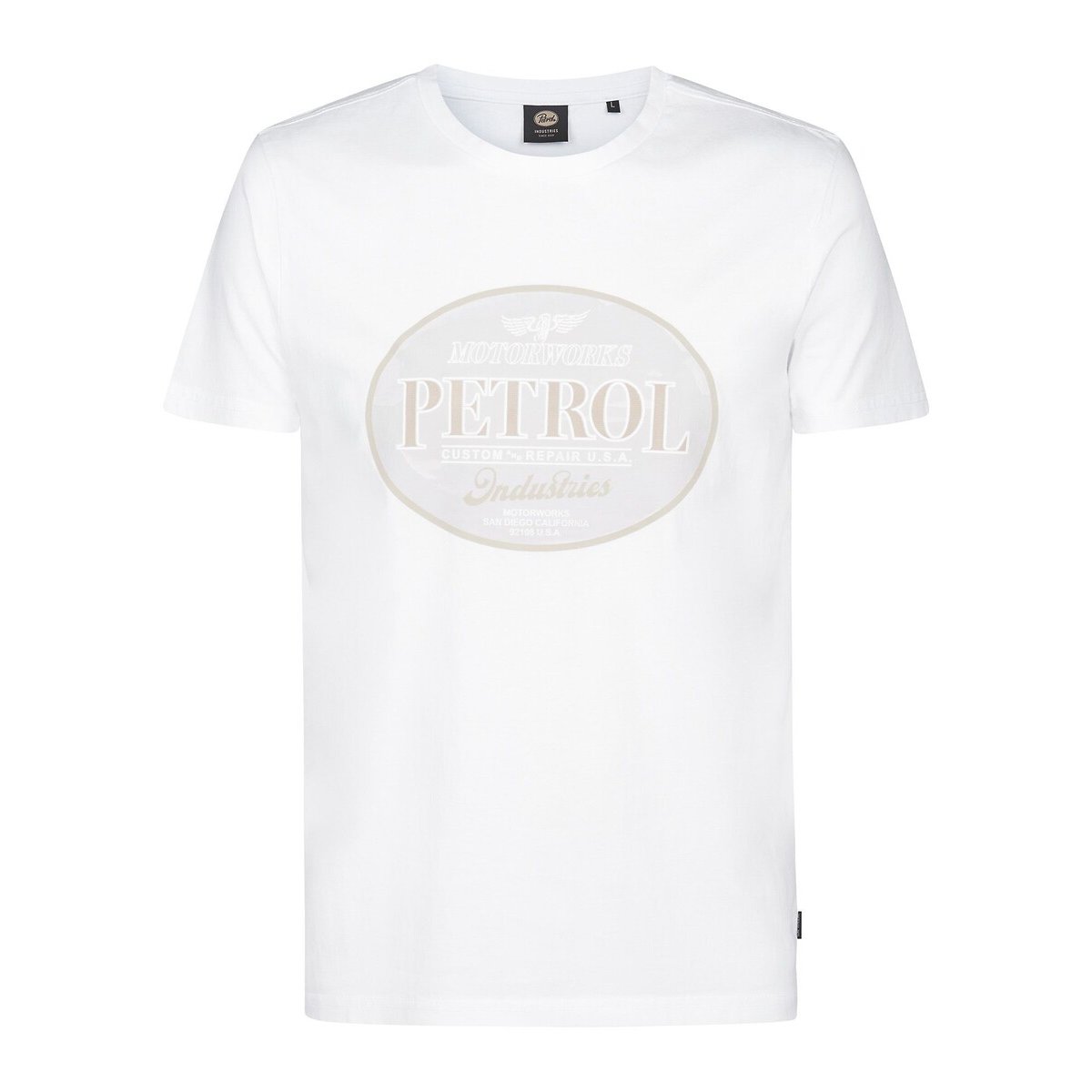 T-shirt maniche corte bianco, PETROL INDUSTRIES