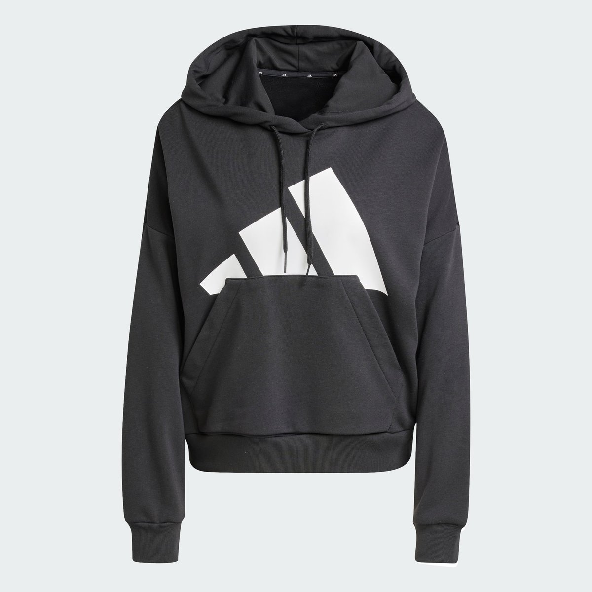 Sweat-Shirt À Capuche Ample French Terry Gros Logo Essentials Sweat-Shirt À Capuche Ample French Terry Gros Logo Essentials black / white, ADIDAS SPORTSWEAR
