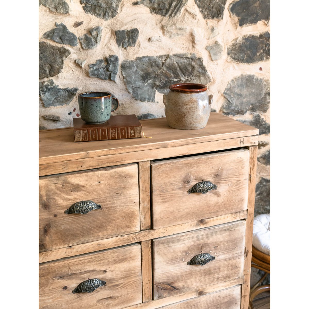 Meuble de métier à tiroirs Fernand N°350 - Bon état bois clair, DEBONGOUT