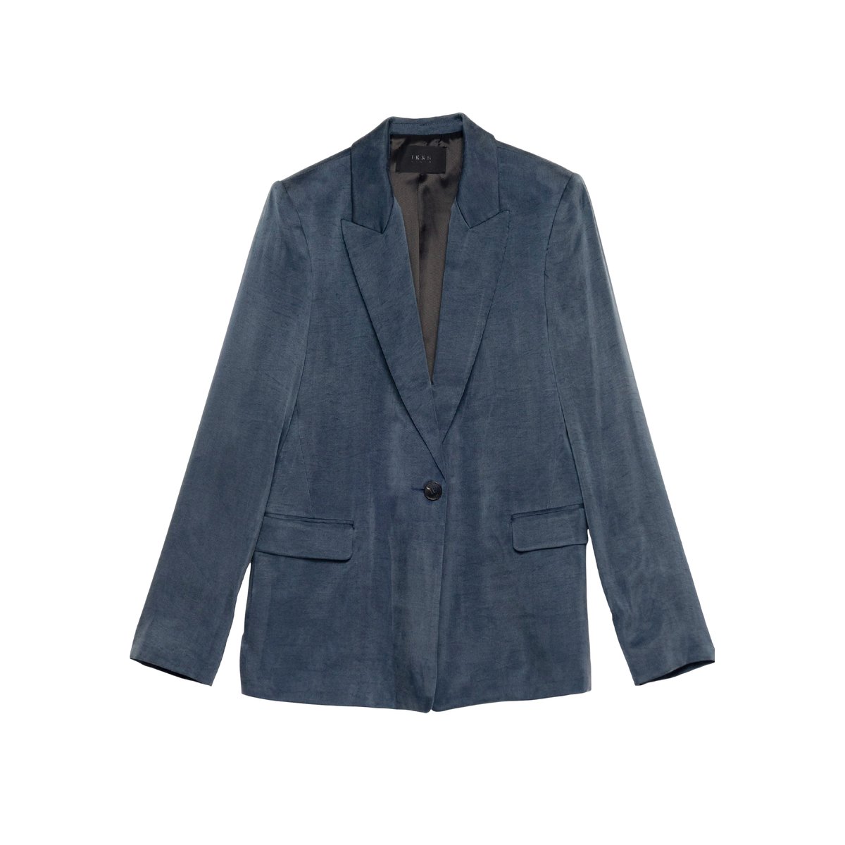 Veste de tailleur satinée marine foncé, IKKS
