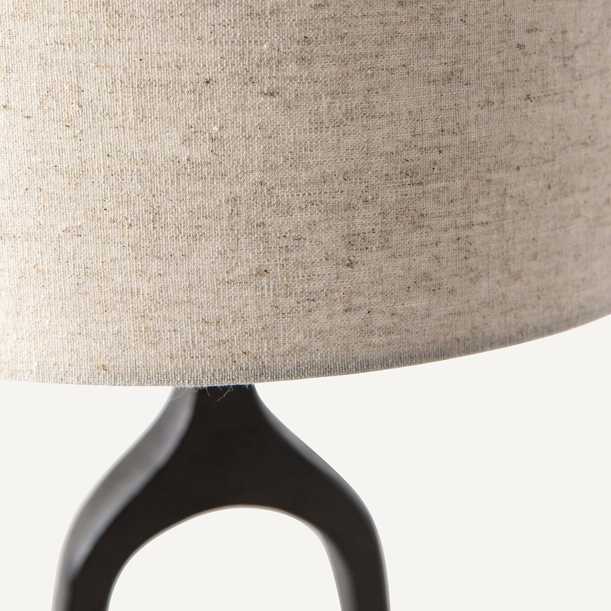 Lampada da tavolo in metallo e lino Jakomé bronzo invecchiato, AM.PM