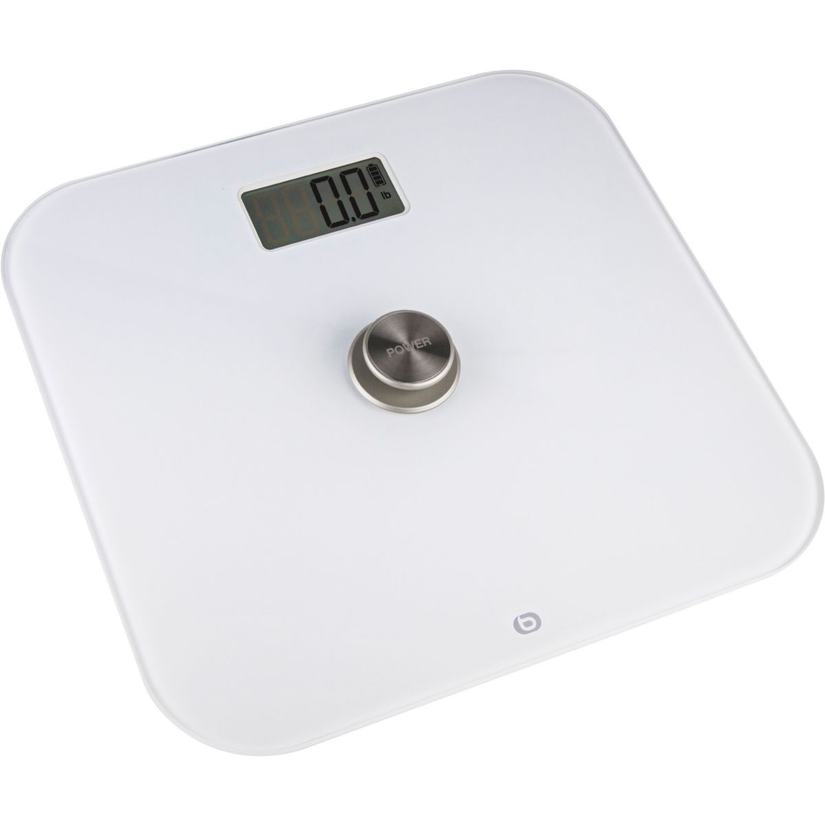 Pèse personne Cinétique White Dynamo blanc, ESSENTIEL B