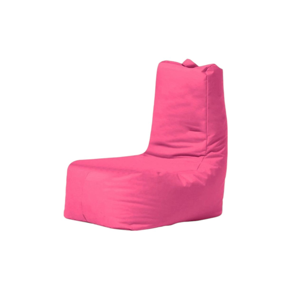 Pouf de jardin à dossier avec poches ARTA rose, PIER IMPORT