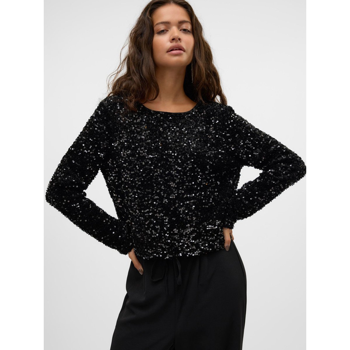 Chemise noire - black, VERO MODA