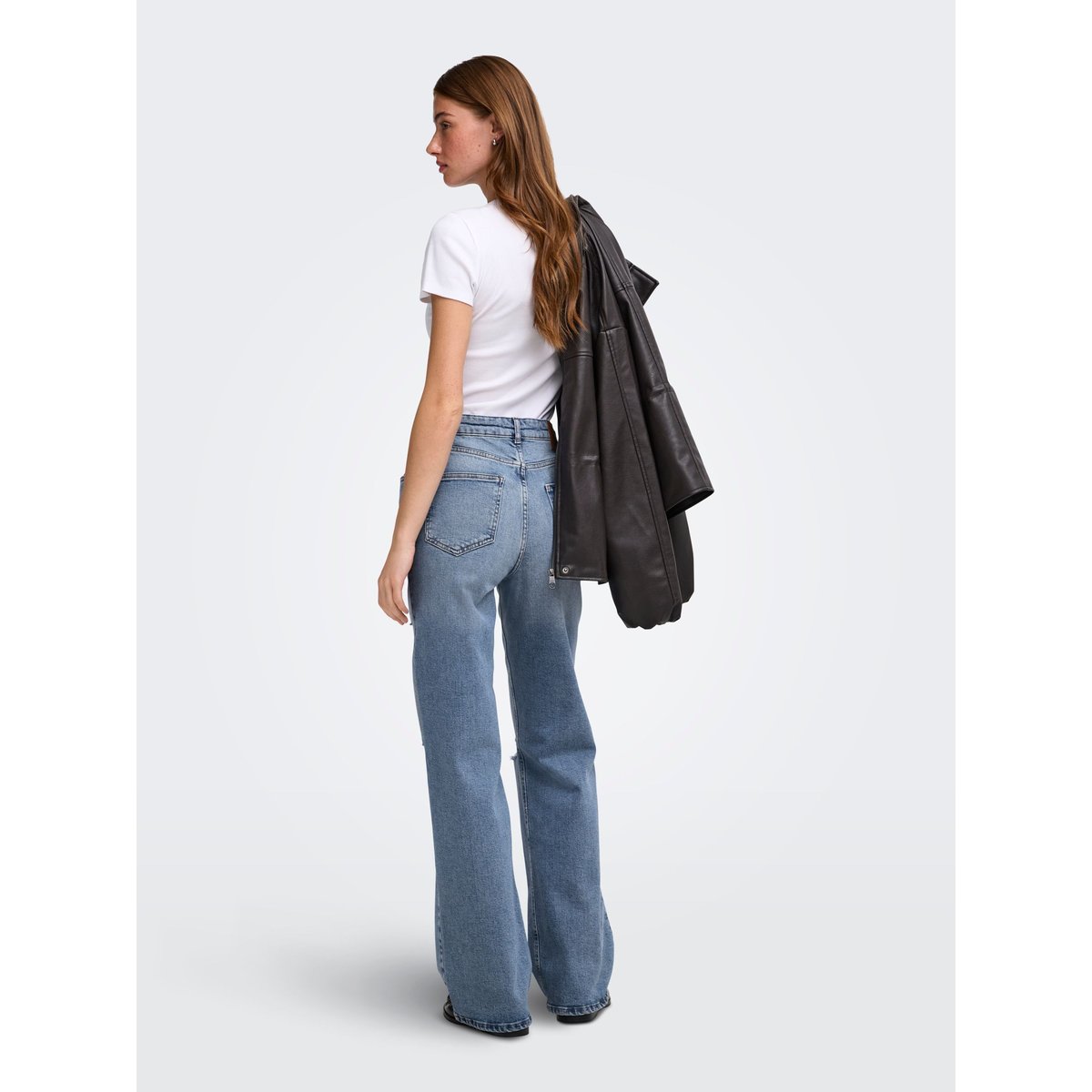 Jean À Jambe Large light blue denim, ONLY