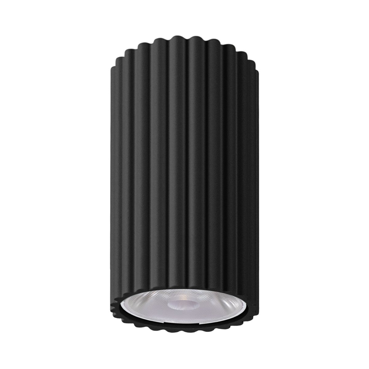 Plafonnier Aluminium Noir LED 1 Ivar noir, EDEN