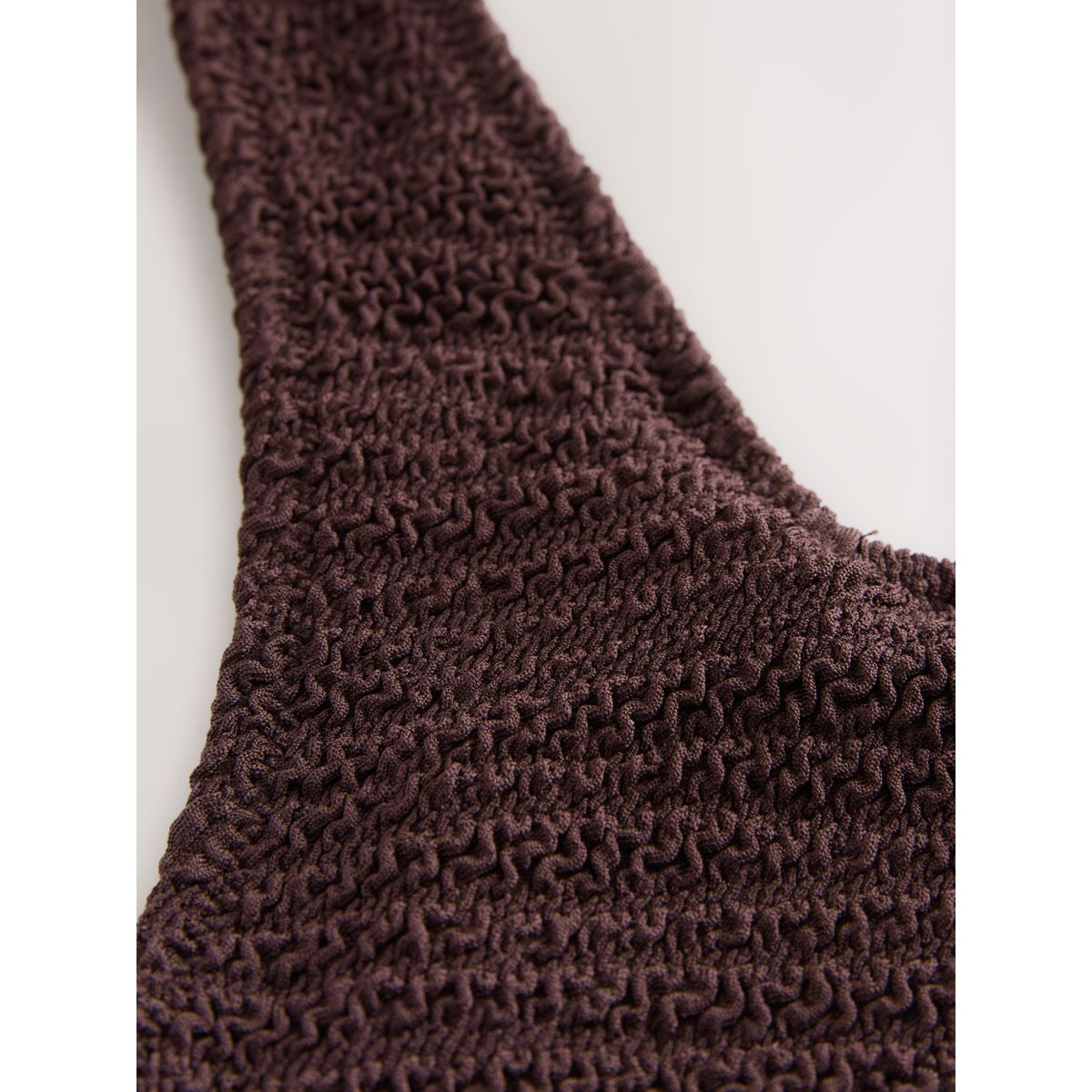 Bas de bikini crinkle brun chocolat, NEXT