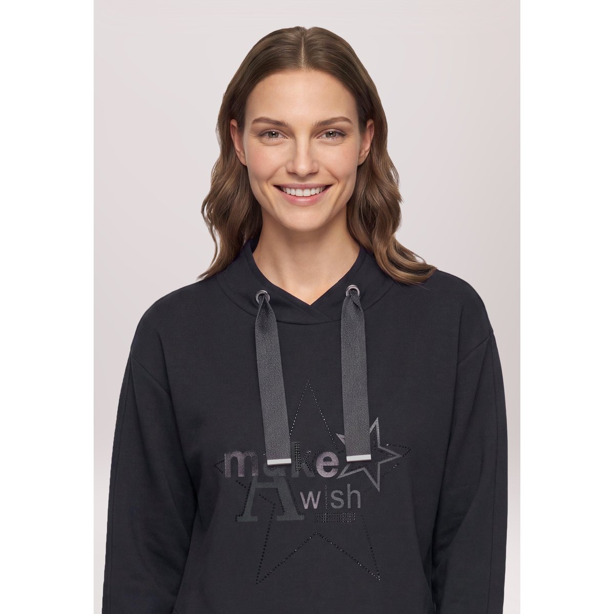 Robe en jersey à manches longues noir, BETTY BARCLAY