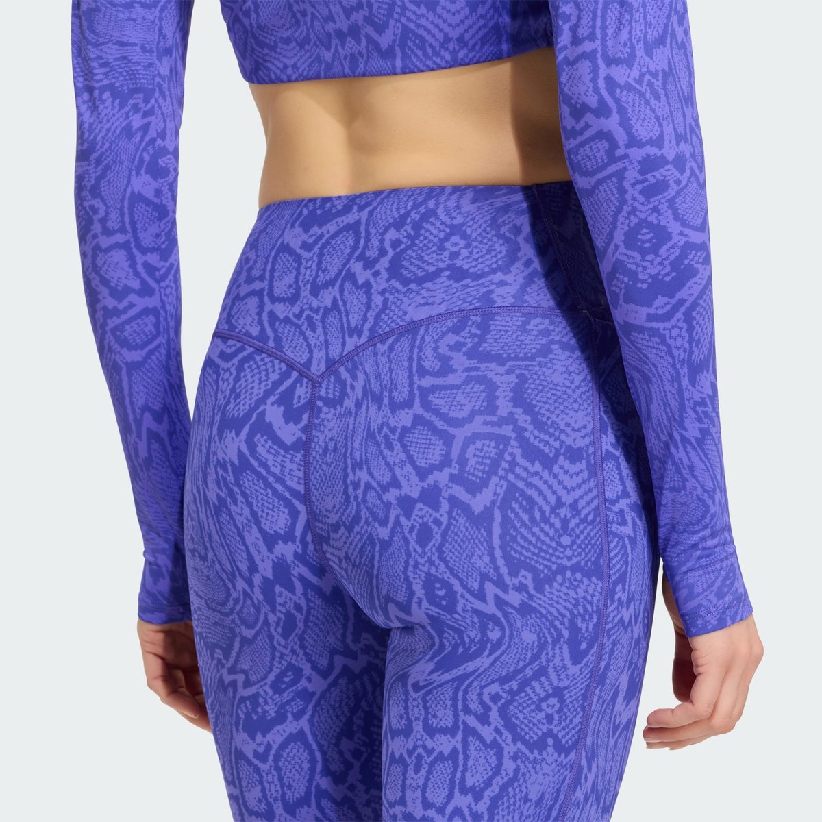 Legging 7/8 Serpent Optime Primelift Legging 7/8 Serpent Optime Primelift solar purple / pure purple, adidas Performance