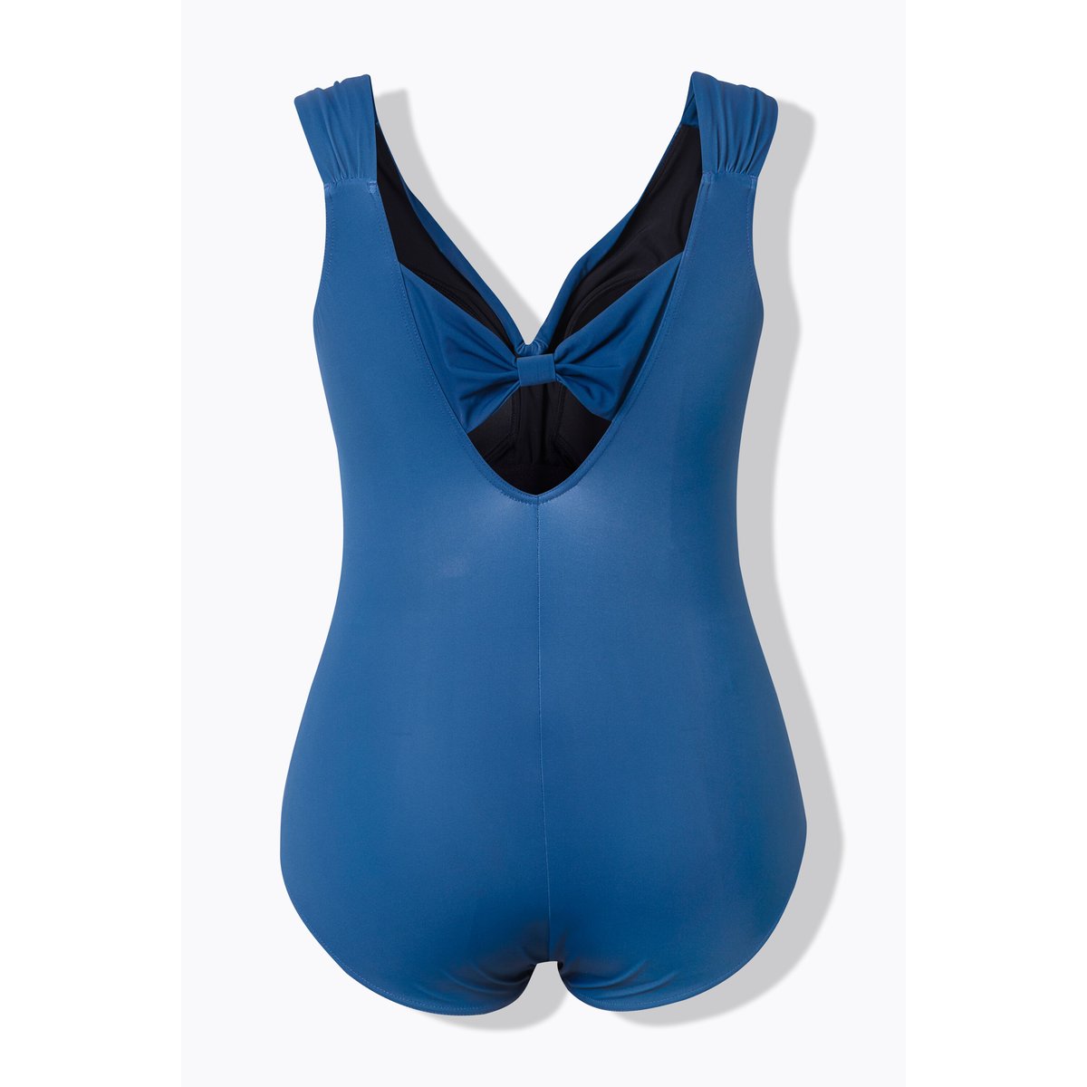 Maillot de bain avec bonnets souples. Motif bleu capitaine, ULLA POPKEN