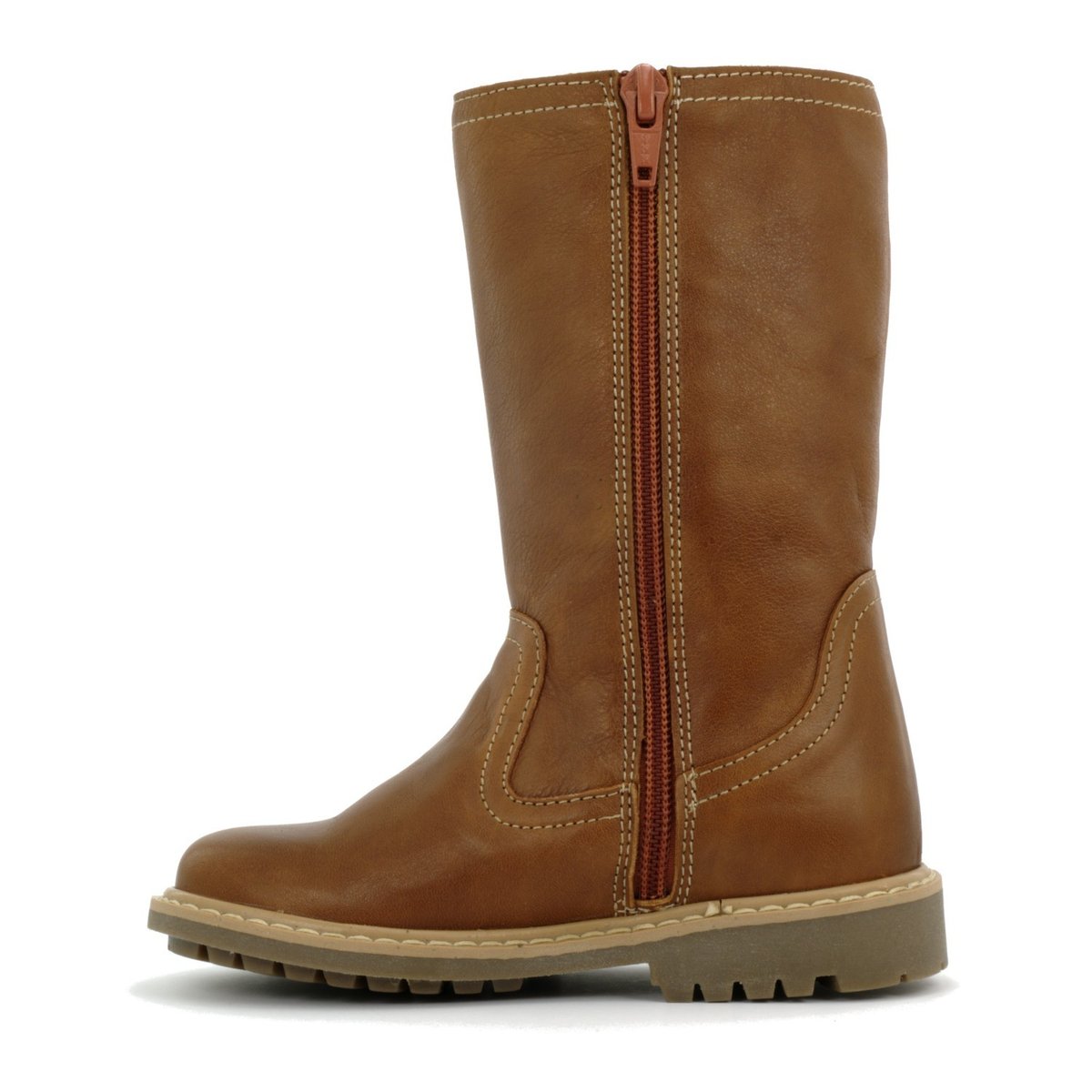 Boni Nicolas - bottes enfant en cuir marron, BONI&SIDONIE