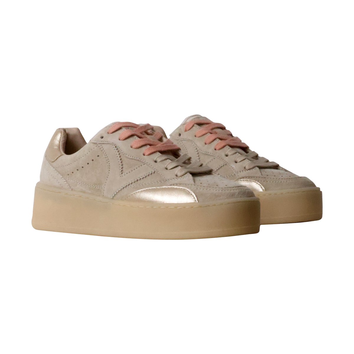 Basket Cuir beige, VICTORIA