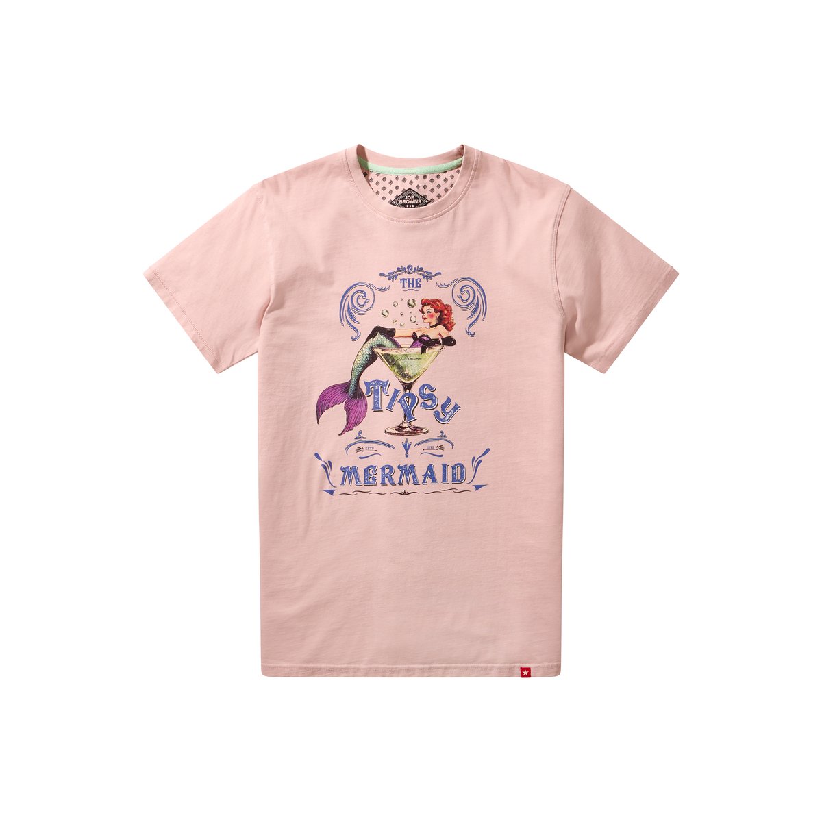 T-shirt graphique sirène rose, JOE BROWNS