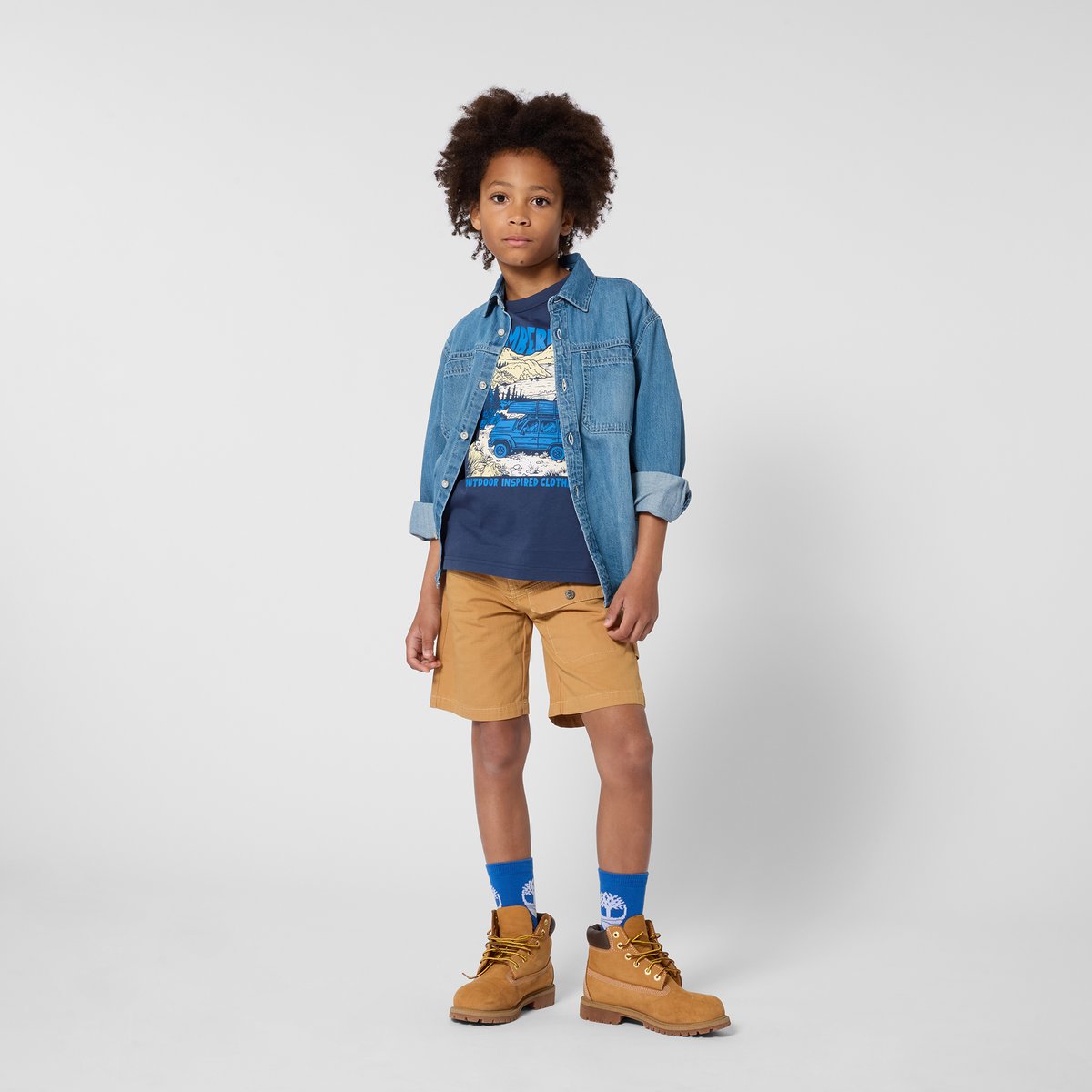Lot de 2 paires de chaussettes blanc, TIMBERLAND
