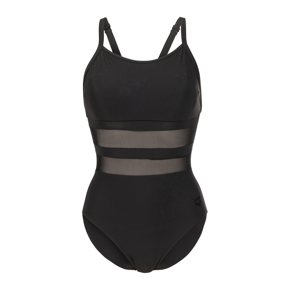 Maillot de bain arena Feel Mesh Equals pour femmes black, ARENA