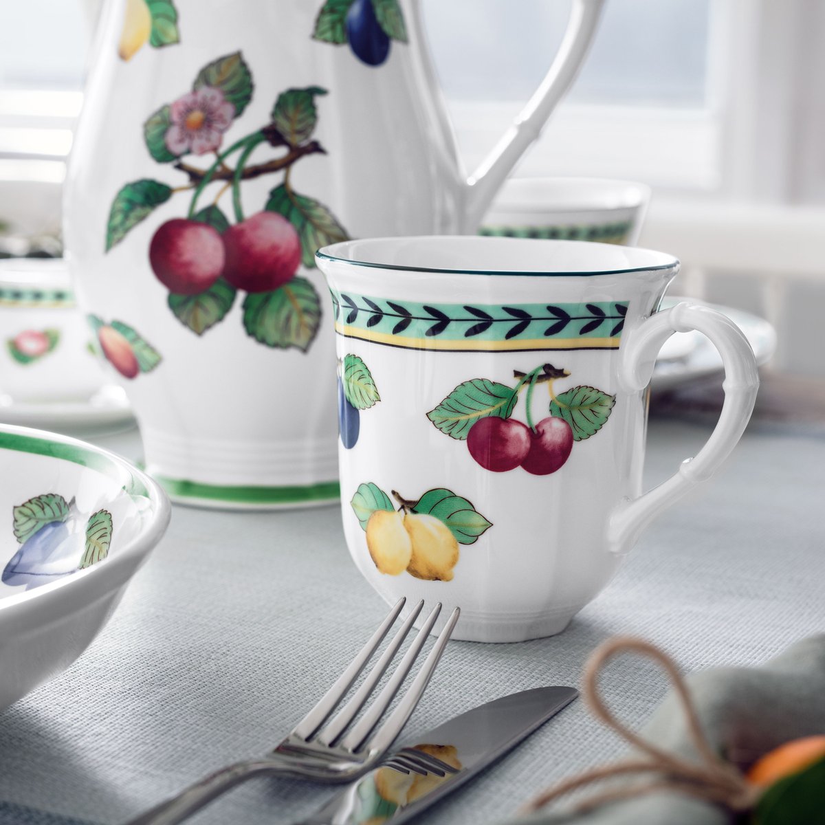 Mug Avec Anse FRENCH GARDEN multicolore, VILLEROY & BOCH