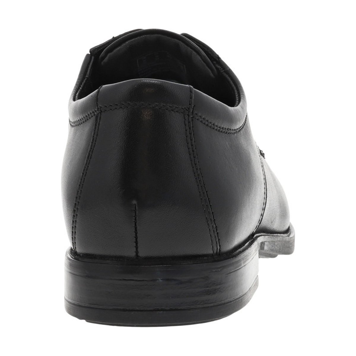 Chaussures richelieu en cuir Howard Cap noir, CLARKS