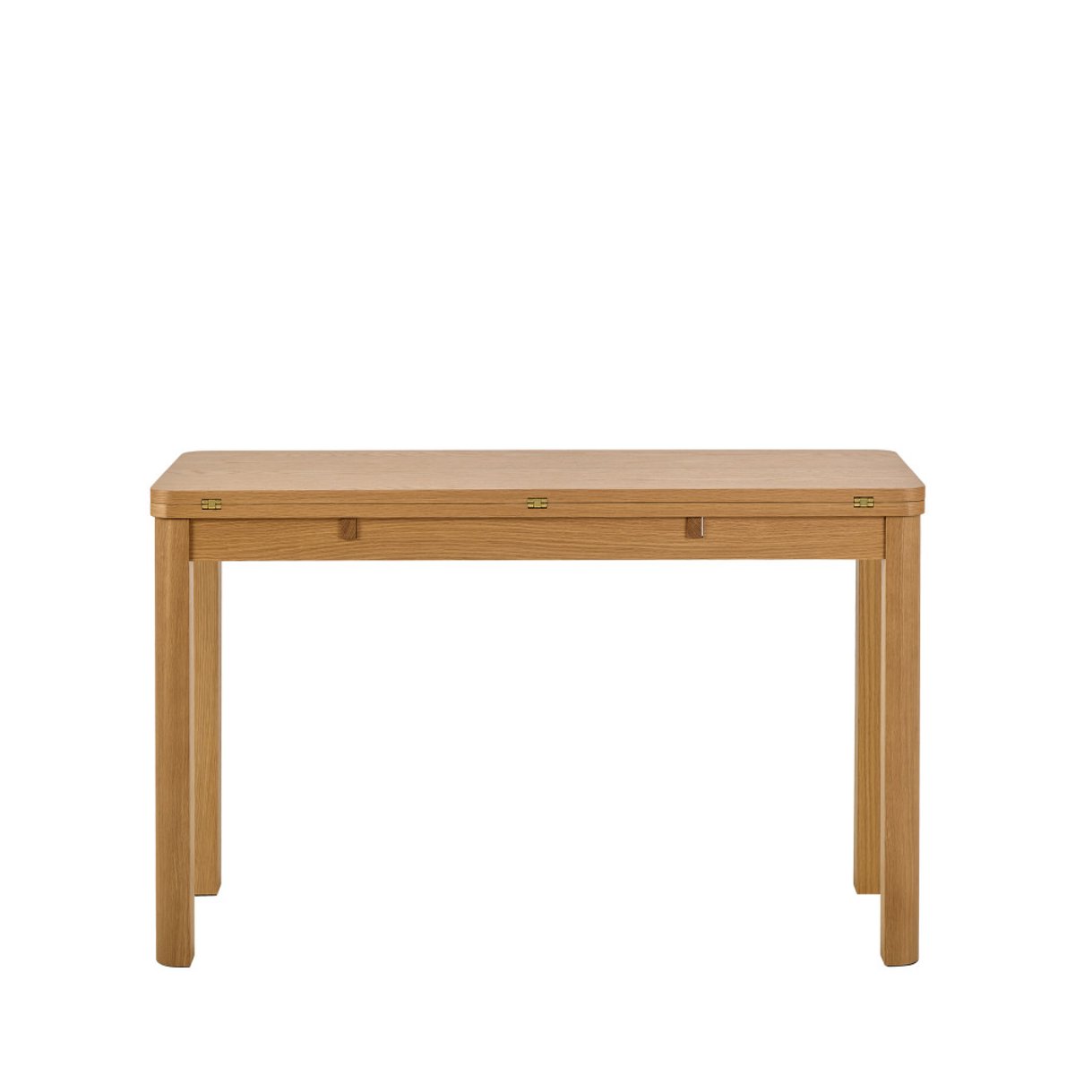 Table à manger extensible 2 à 4 personnes en bois 120x45-90cm - FIKA bois clair, DRAWER
