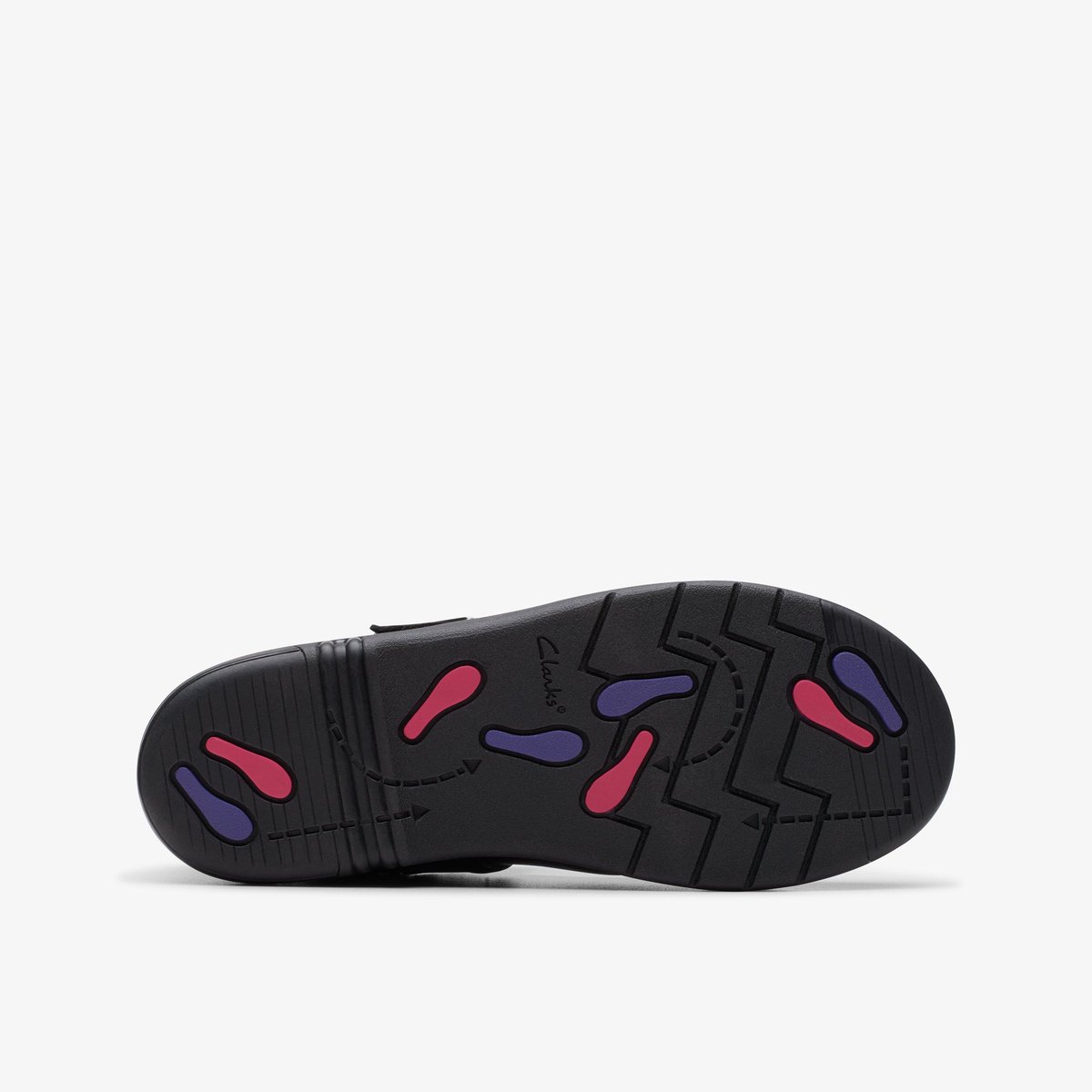 Derbies Cuir Ajustement Étroit JAZZY TAP K noir, CLARKS