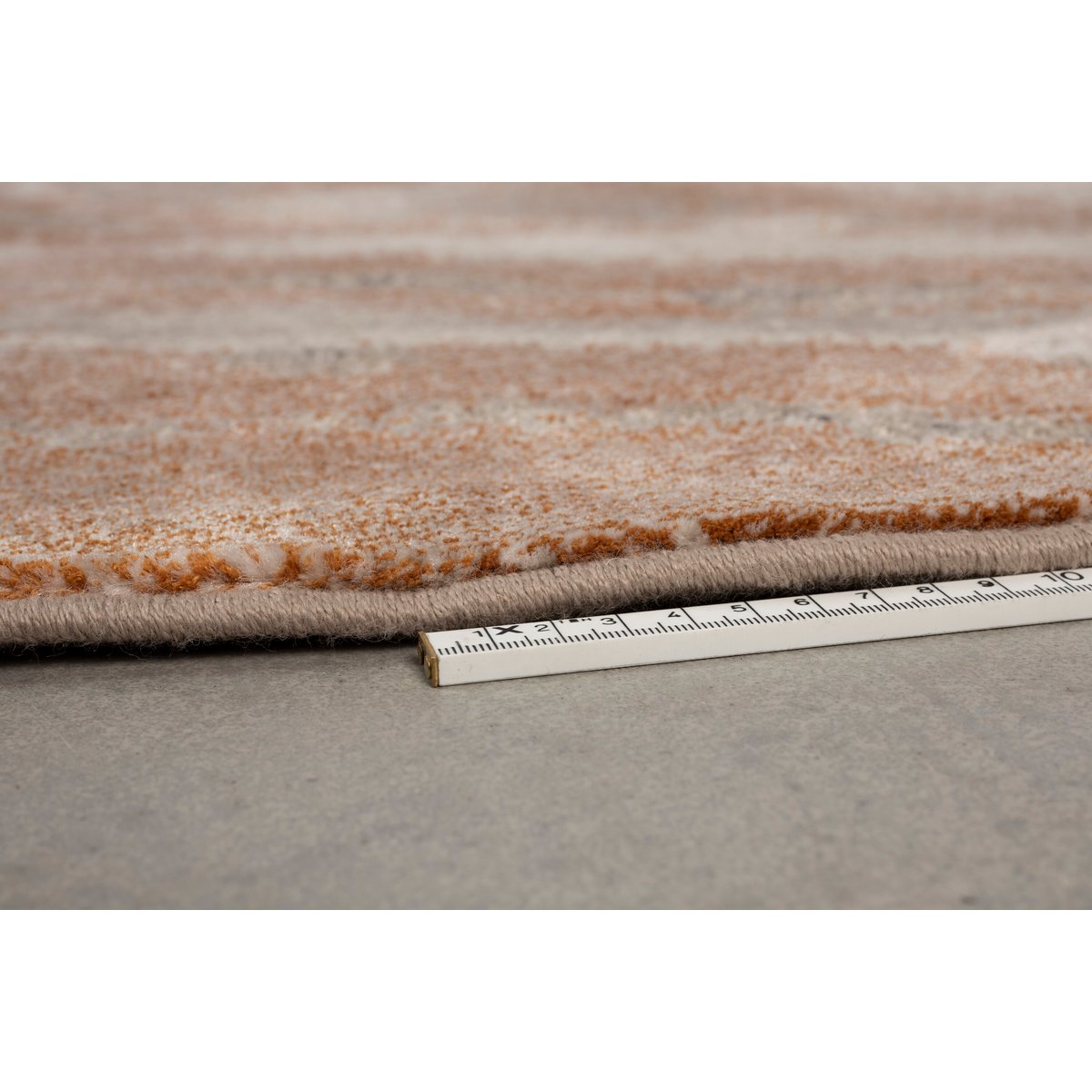 Tapis rond en tissu multicolore SOLAR gris, ZUIVER