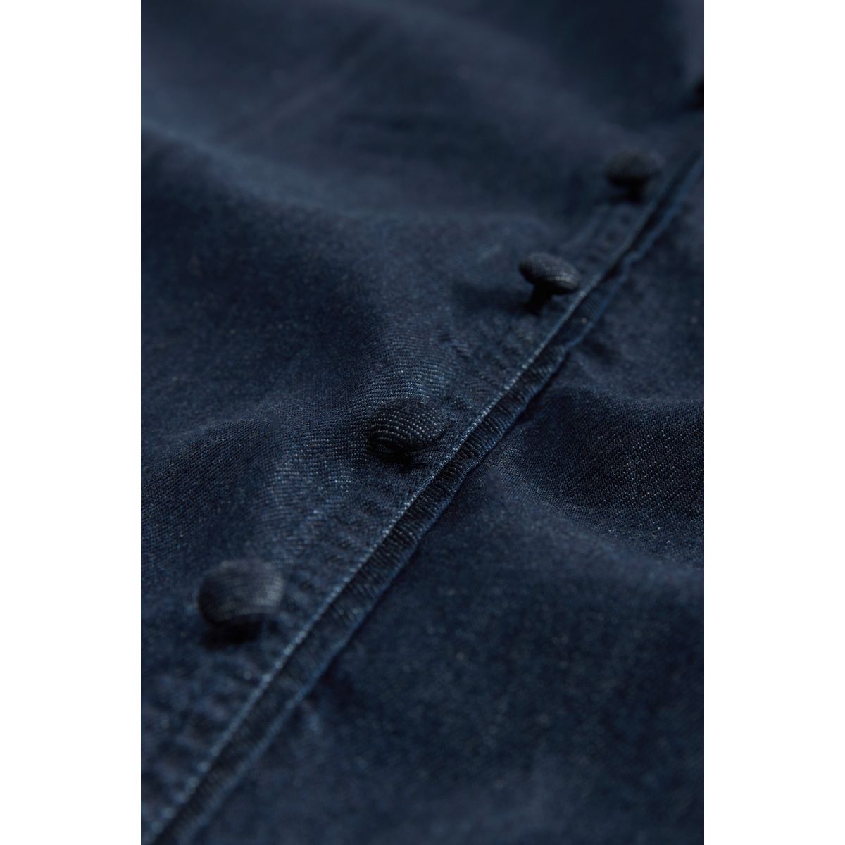 Robe mi-longue orientale en denim 100 % coton brut, NEXT