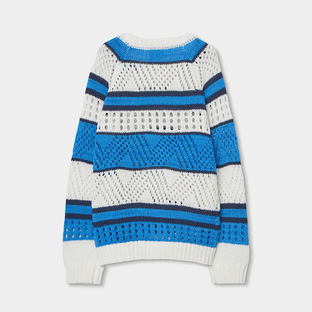 Pull pour fille en coton blanc, BOBOLI