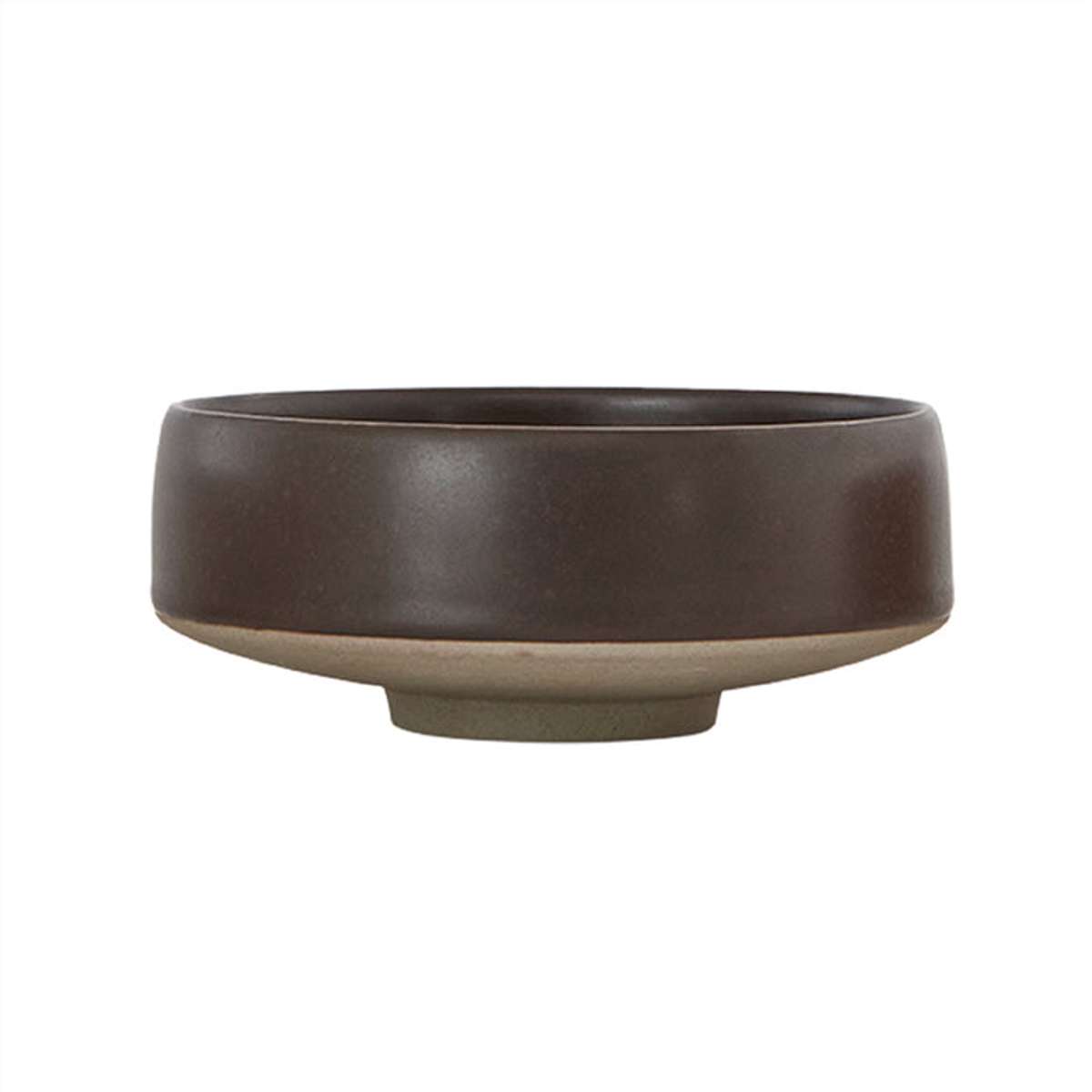 Bol en grès à fond rond LIVING marron, OYOY LIVING DESIGN