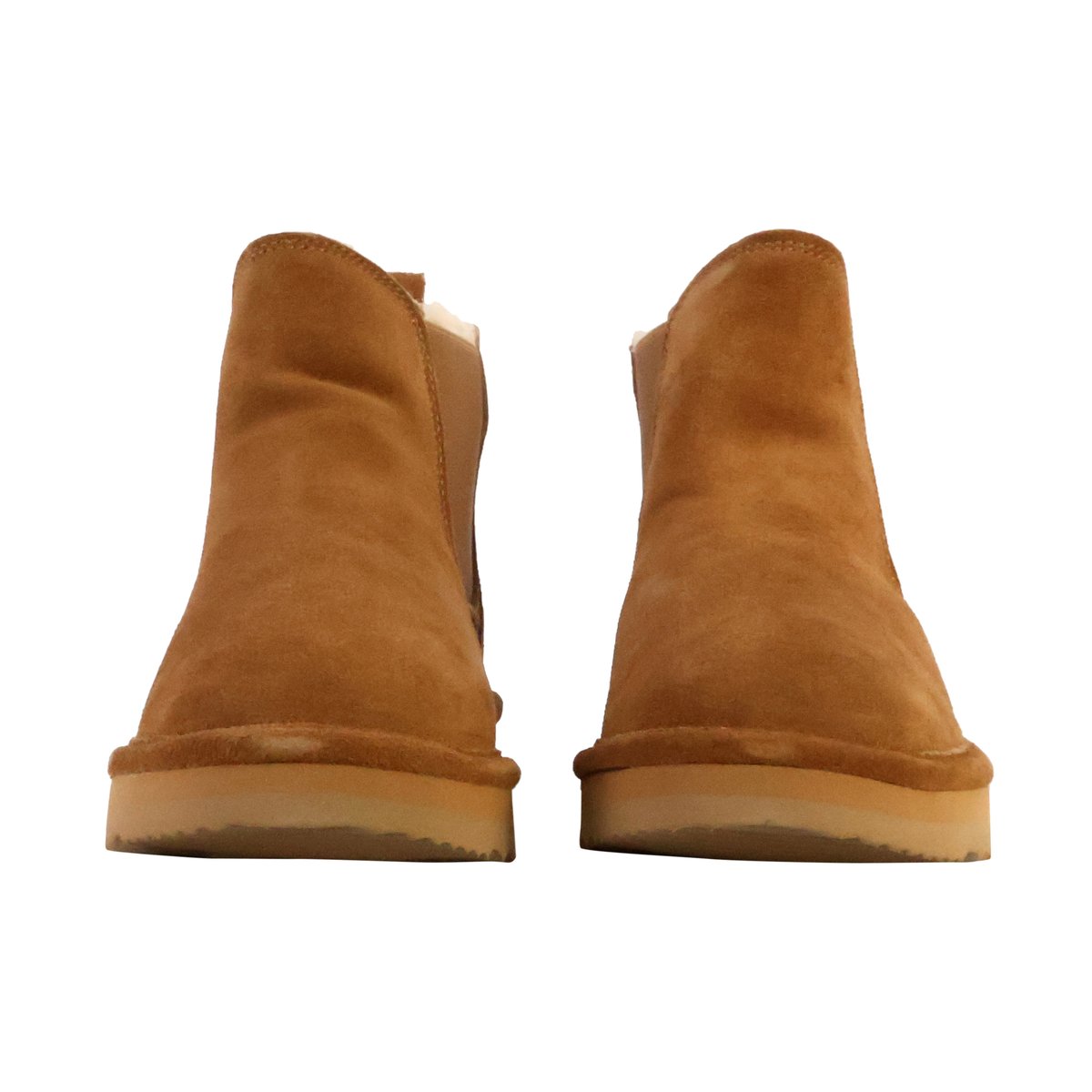 Bottines Cuir camel, NATURAL WORLD