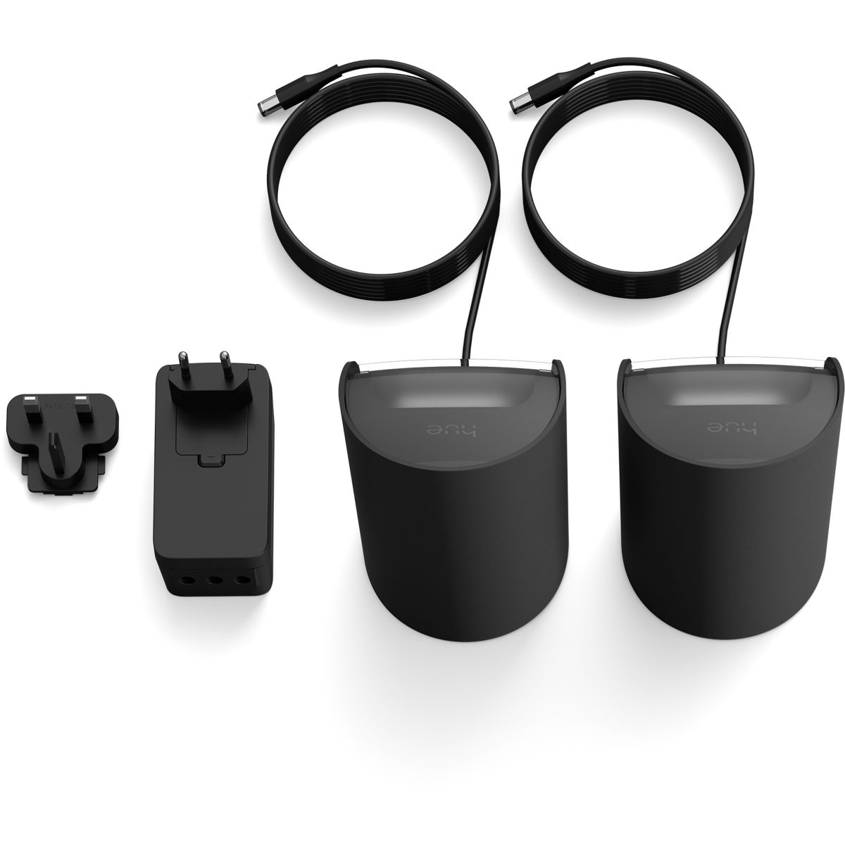 Lampe connectée Play Wall washer Noir x2 White&Color gra couleur unique, PHILIPS HUE