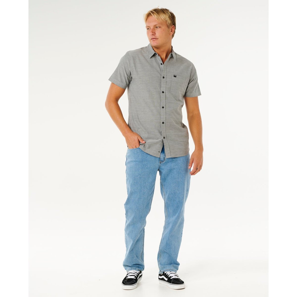 Chemise à manches courtes Classic SURF OURTIME black, RIP CURL