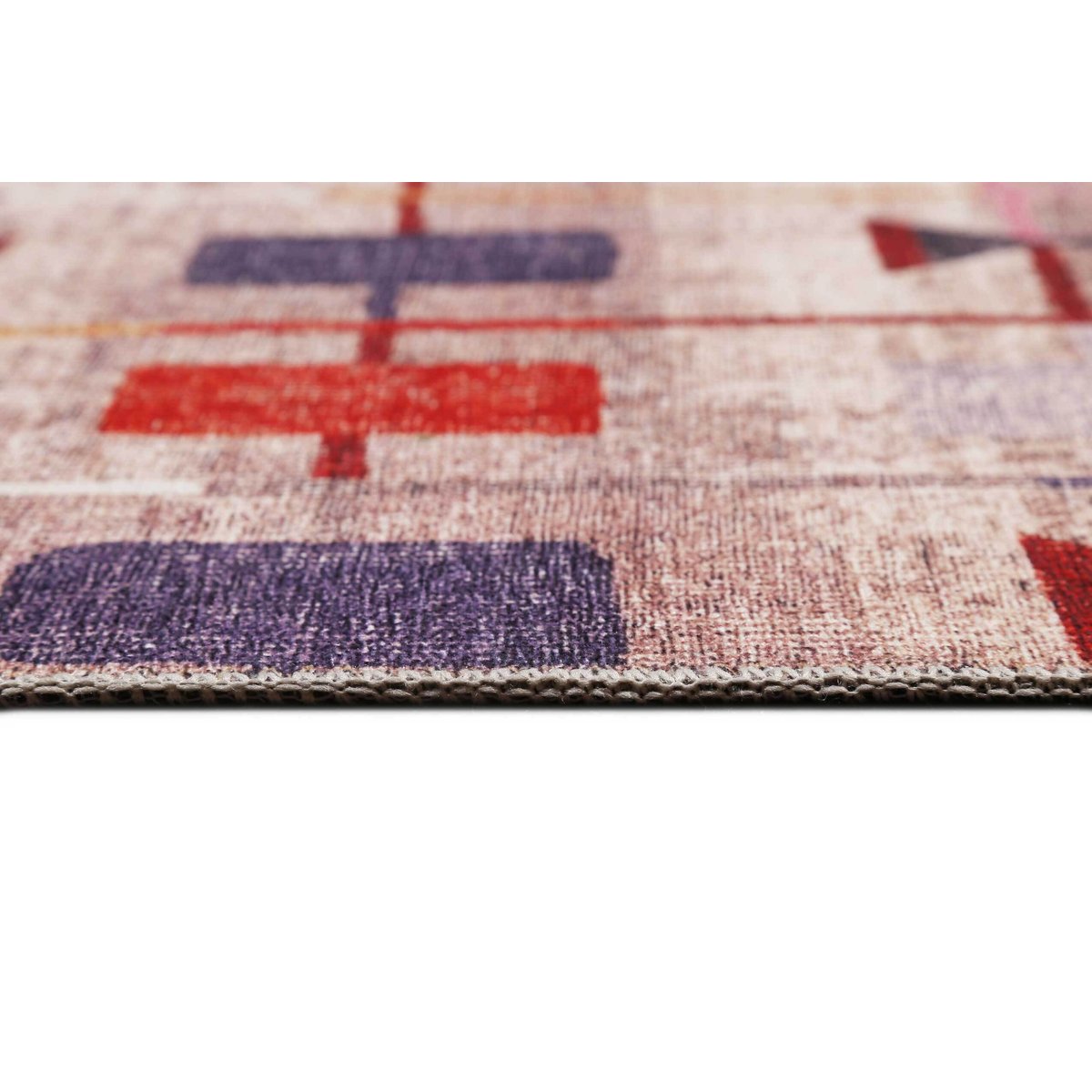 Tapis plat motif géométrique , Monor Beach multicolore, WECON HOME