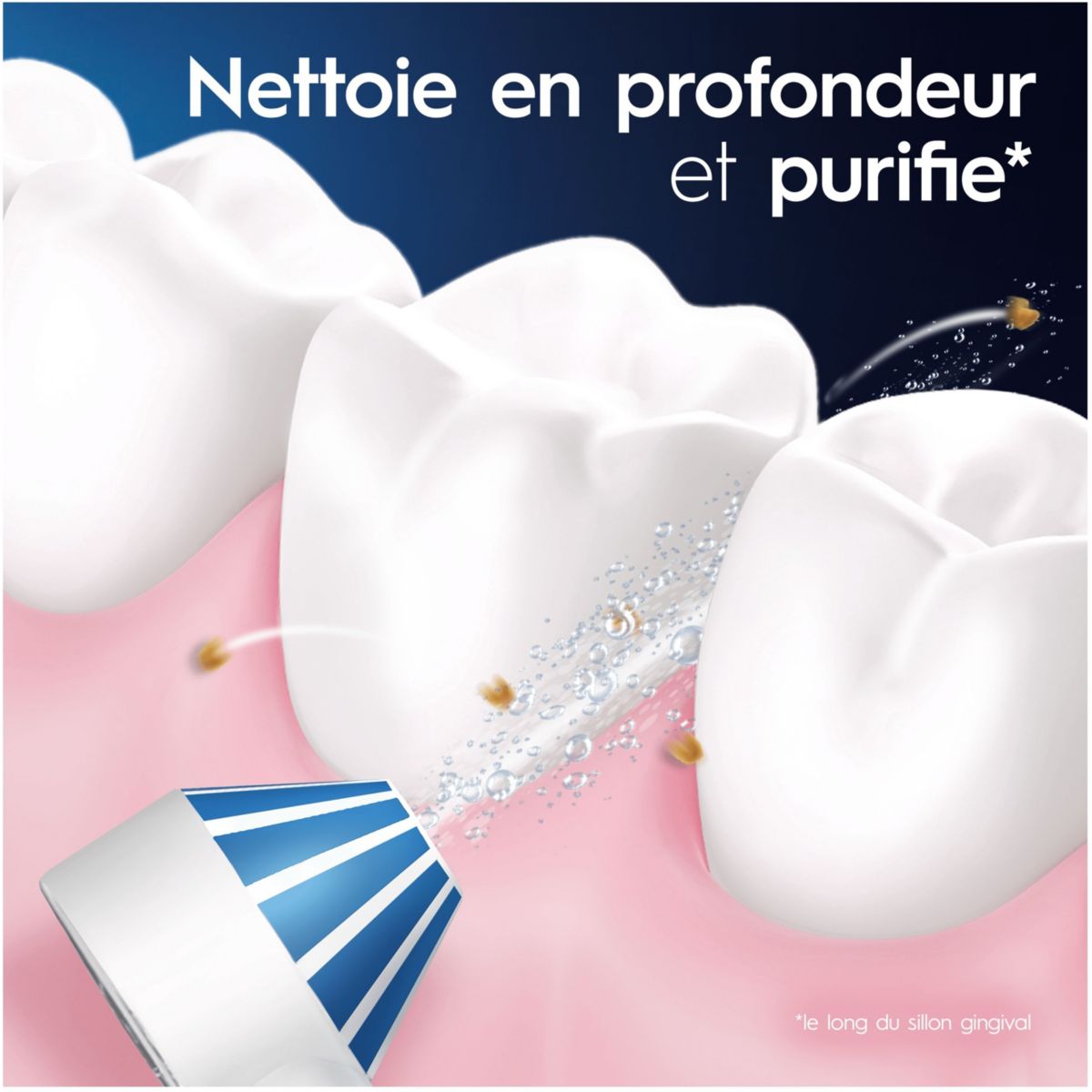 Hydropulseur Oxyjet + 2 refills couleur unique, ORAL B