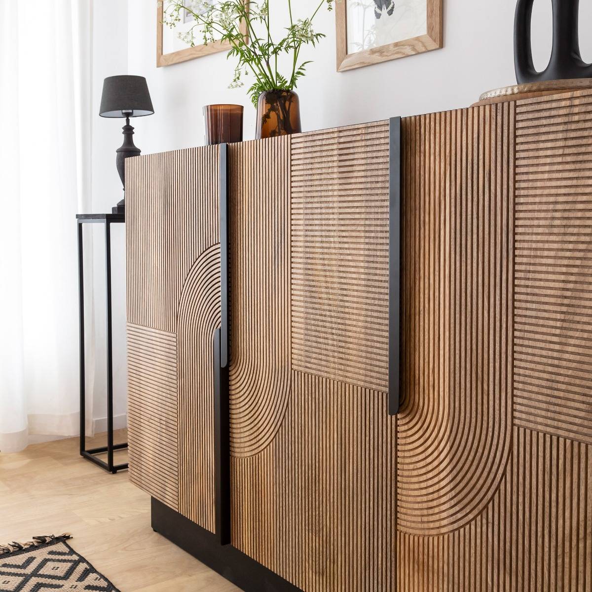 Buffet en bois de manguier GALLIANCE bois clair, MADE IN MEUBLES