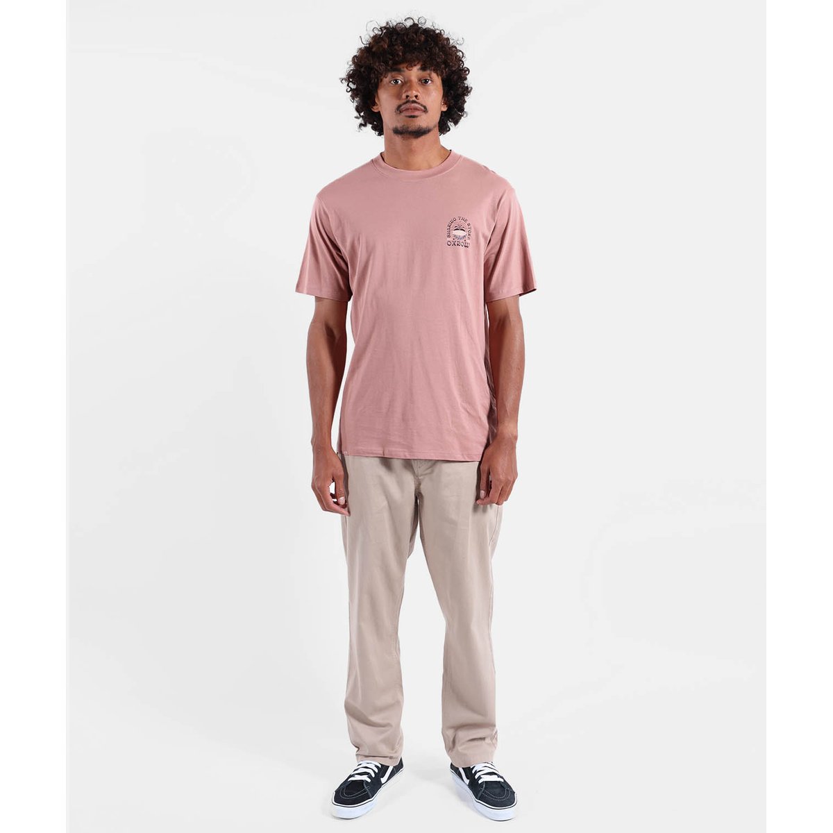 Tee-shirt manches courtes STOKED dusty rose, OXBOW