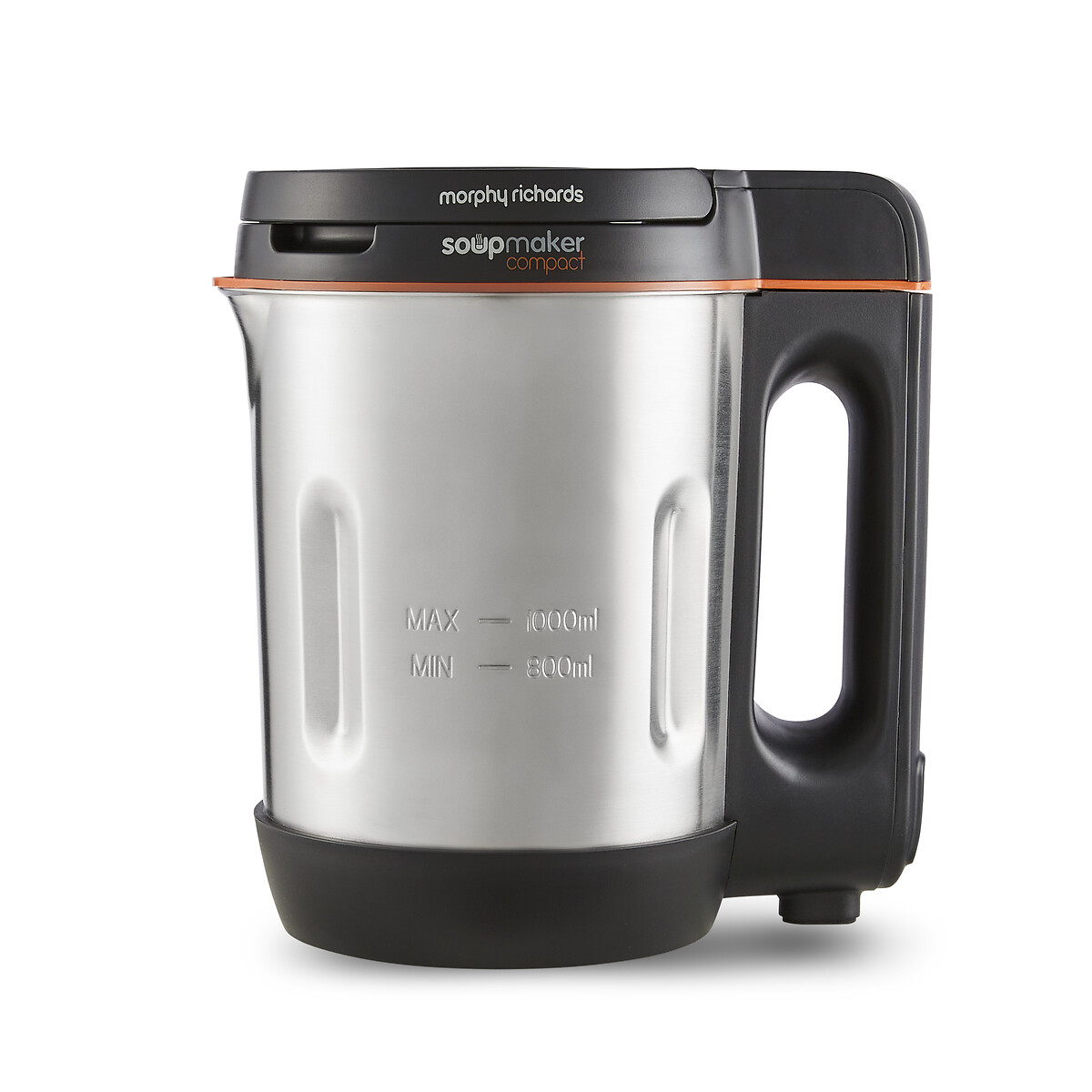 1L Compact Soup Maker - 501021 black/red, MORPHY RICHARDS