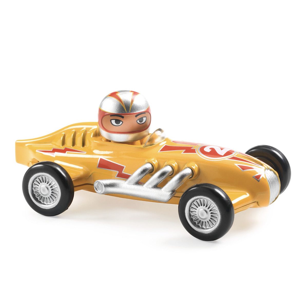 Yellow Super Speed - Crazy Motors - couleur unique, DJECO