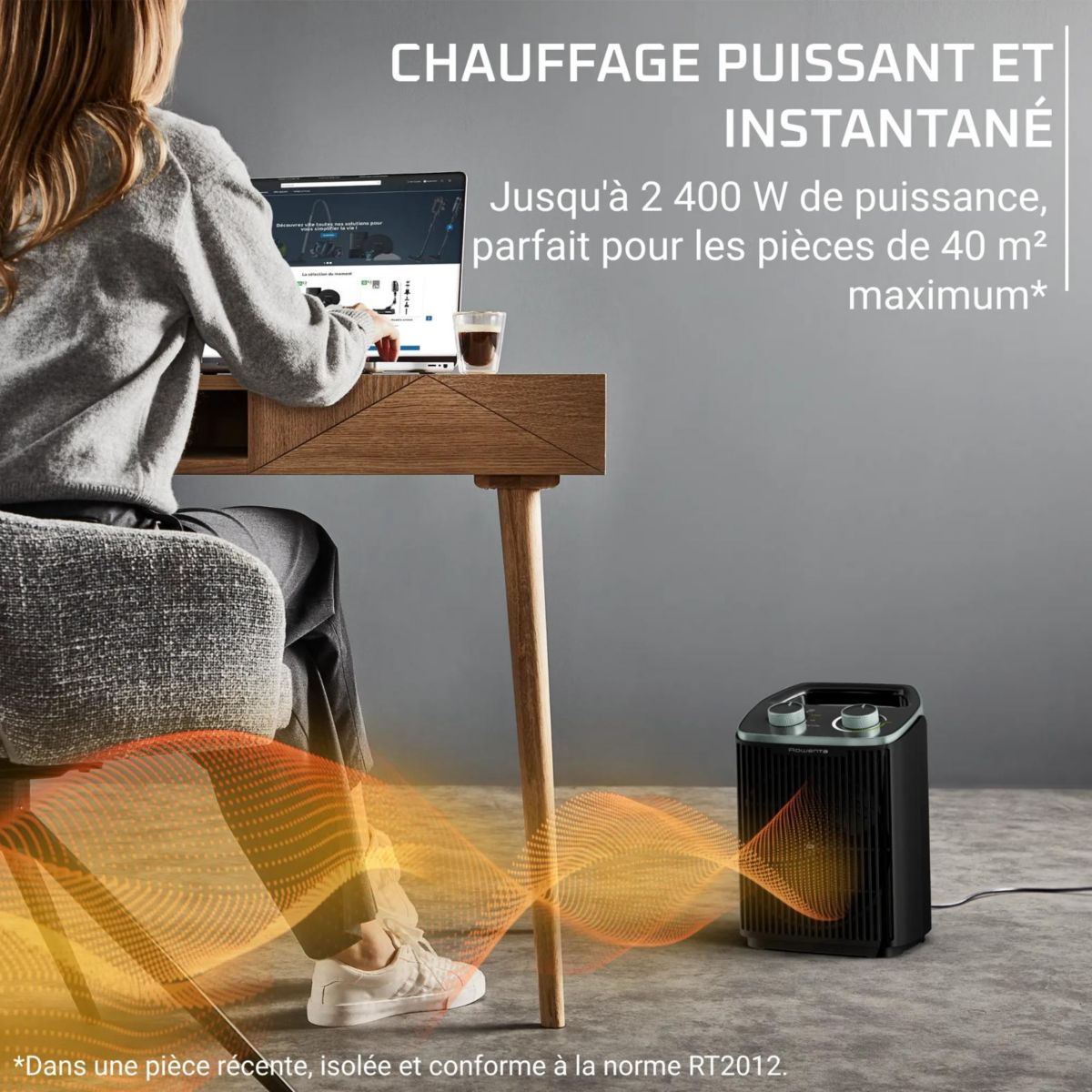 Chauffage soufflant SO2360F0 couleur unique, ROWENTA