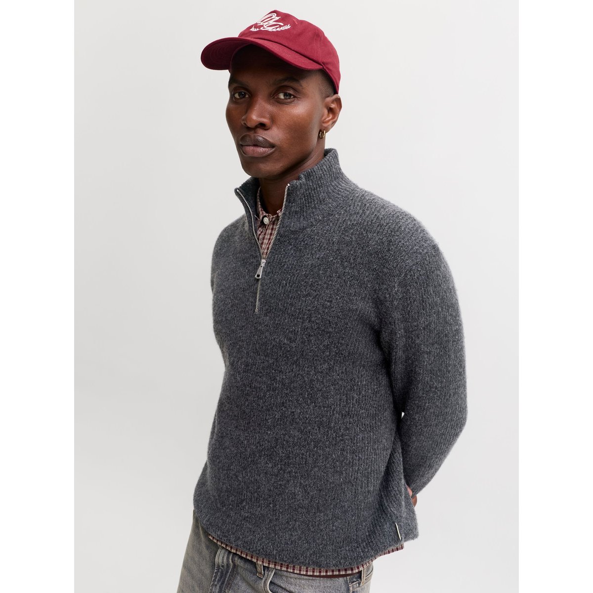 Polo Tricoté noire - black, JACK & JONES